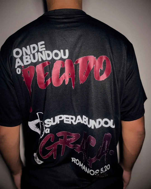 T-shirt Graça Que Transborda